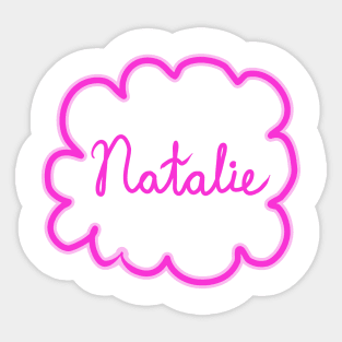 Natalie. Female name. Sticker